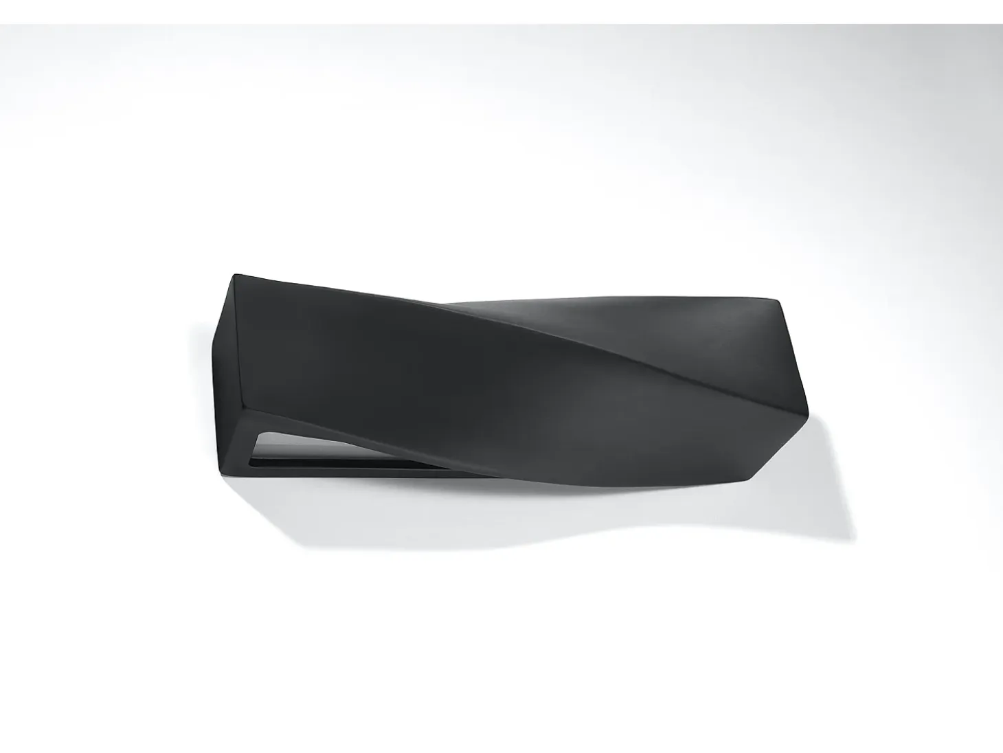 Lampade da parete Up & Down Twist nere E27 Apliques Up & Down Twist Negro E27