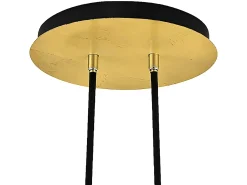 Lampara Ciudad Del Cabo Led 12w, Negra 2 Luces