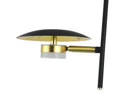 Lampara Ciudad Del Cabo Led 12w, Negra 2 Luces