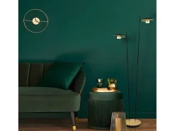 Lampara Ciudad Del Cabo Led 12w, Negra 2 Luces