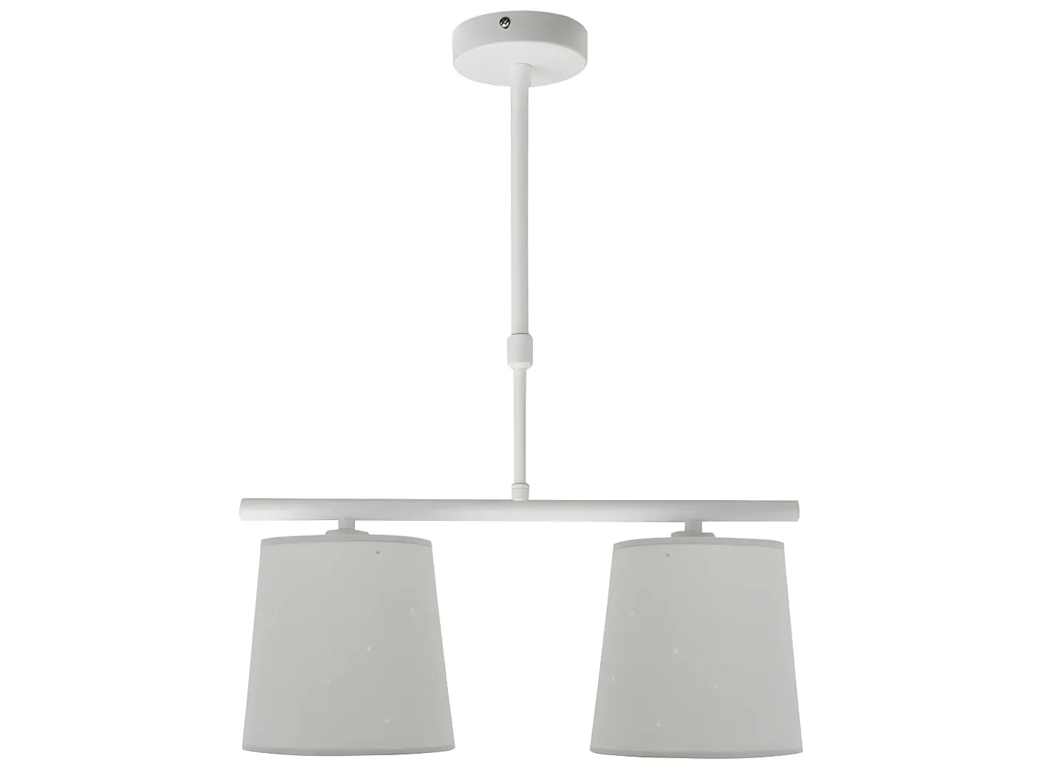 Lampara Colgante Consciencia De 2 Luces Xe14 Gris De