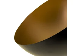 Lampara Colgante De Metal Acabado Negro Modelo Gaspar De