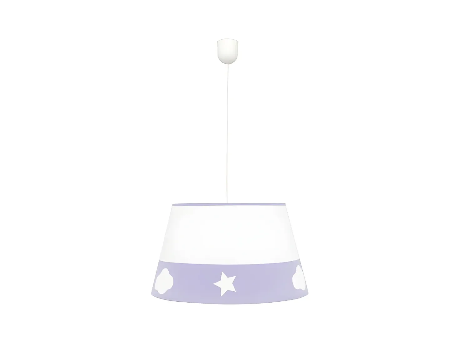 Lampara Colgante Galaxia 1xe27 Lila De .