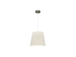 Lampara Colgante Maldivas 1xe27 Cuero/dorado Reg.35d De