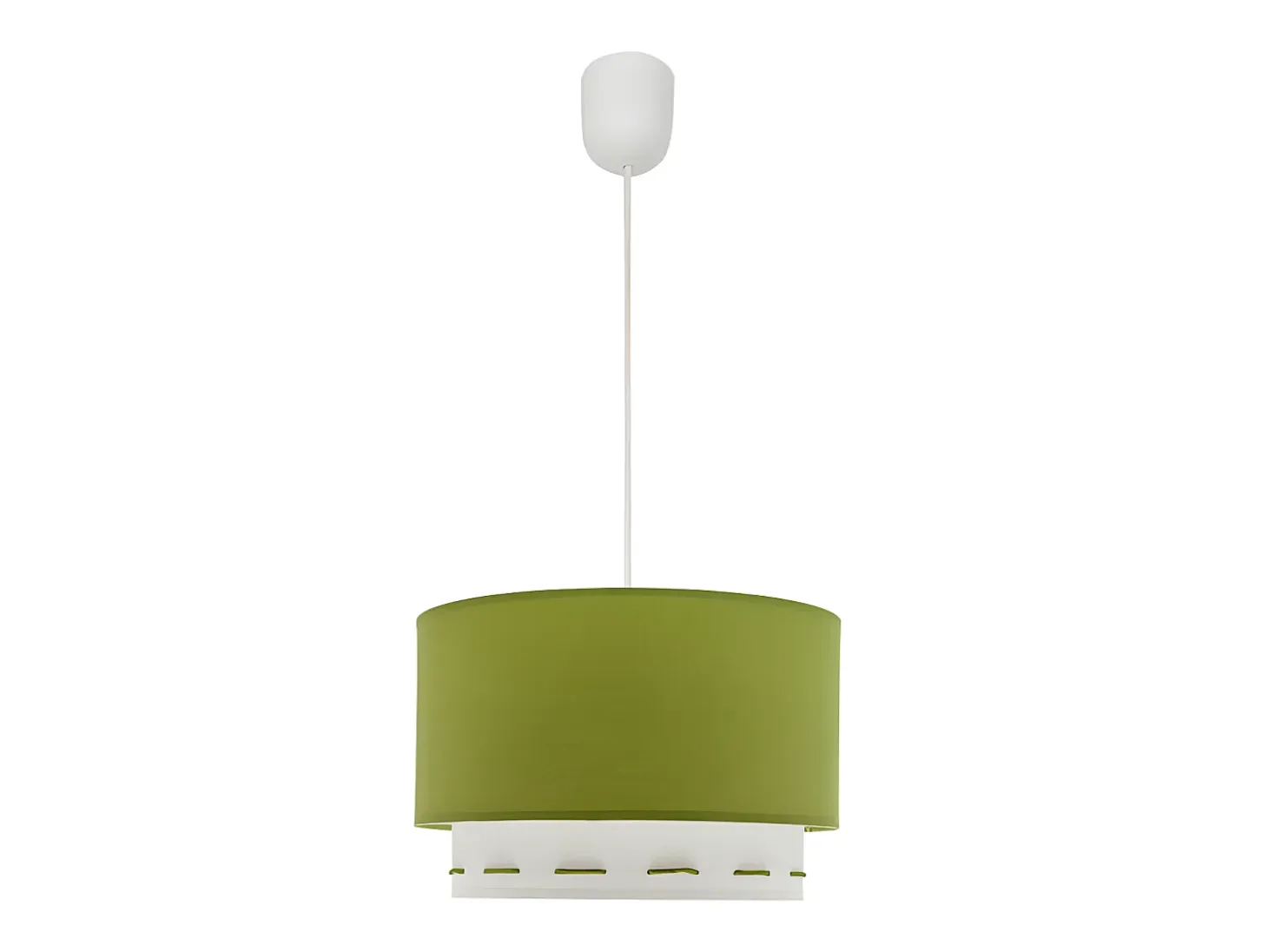 Lampara Colgante Trazos 1xe27 Verde 30d De .