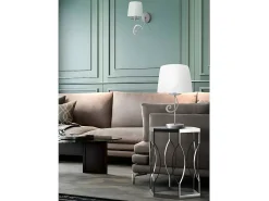 Lampara Cuero Modelo Luxor 5 L. Con Pantallas
