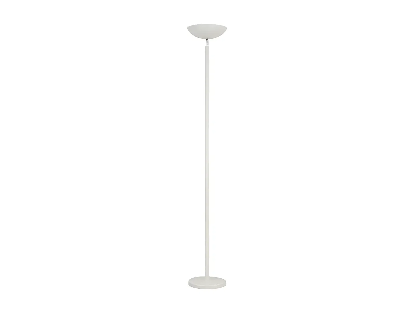Lampara De Pie Color Blanco Luyten Dos Luces,