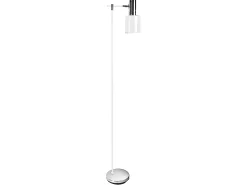 Lampara De Pie Cygni Blanca Con Foco Orientable