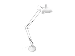 Lampara De Pie En Blanco Modelo Malik Articulable