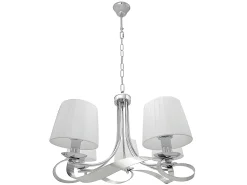 Lampara De Techo Con Pantallas Serie Baeza De 5 Luces
