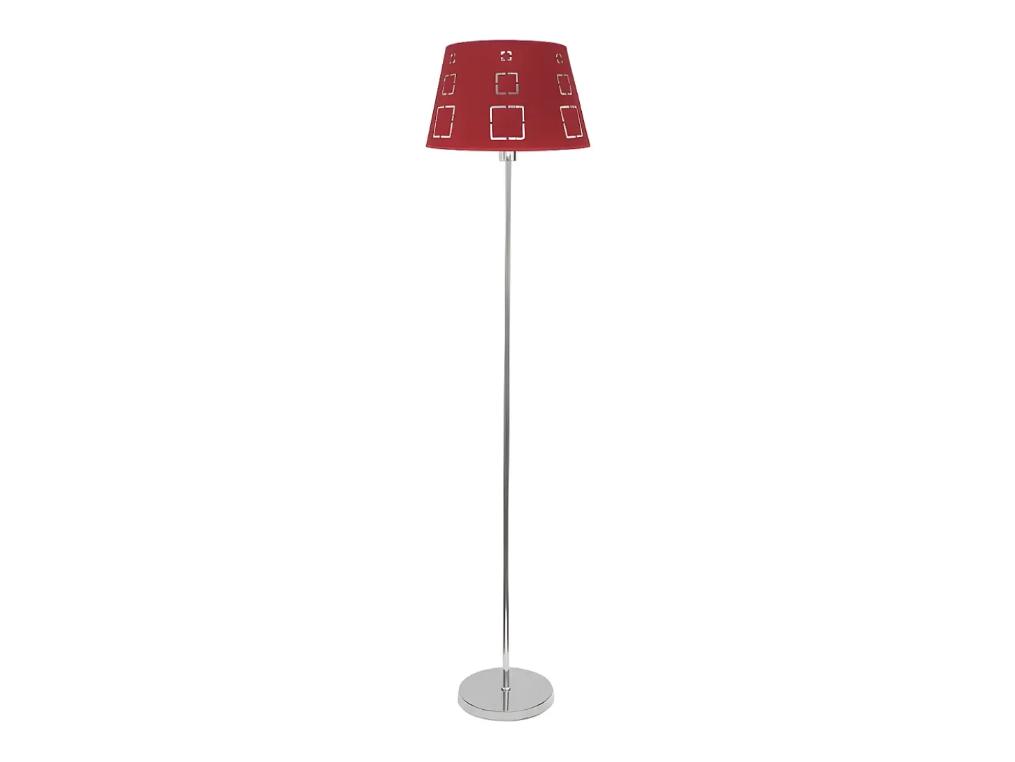 Lampara Pie De Salon Celaya 1xe27 Rojo De .