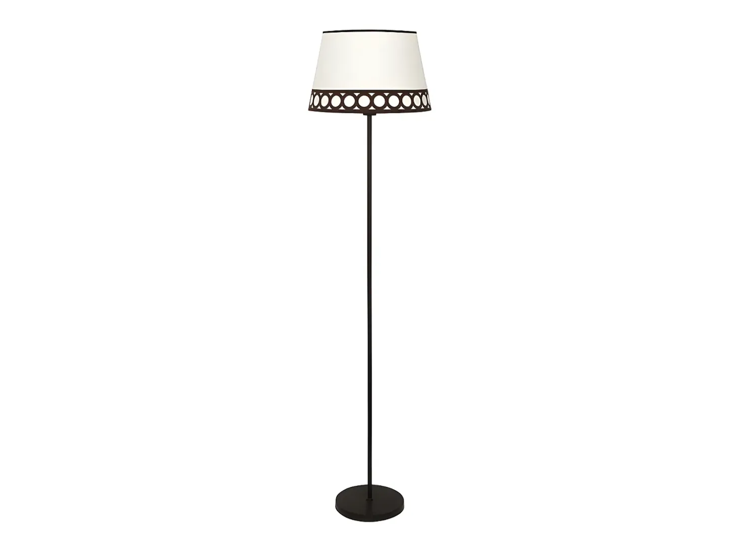 Lampara Pie Salon Dalia 1xe27 Beis/marron De .
