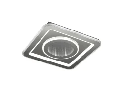 Lampara Plafon Boveda Cuadrado 80wx2 11200lm De .