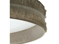 Lampara Plafon 96w Modelo Kala De Tela De Saco Con Flecos