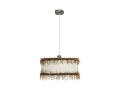 Lampara Serie Hilos De 1xe27 Acabado Beige 40d De