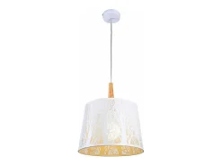 Lantern Lámpara Colgante Techo Dome Blanco, 1 Luz, E27