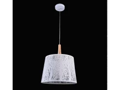 Lantern Lámpara Colgante Techo Dome Blanco, 1 Luz, E27