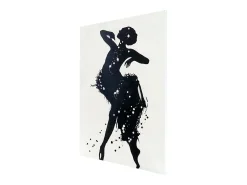 Óleo bailarina pintado a mano
