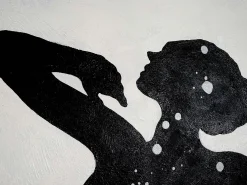 Óleo bailarina pintado a mano