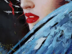 Óleo mujer MCW-H25 pintado a mano, 80x120cm