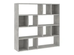 Librería/Separador de ambientes Gris Hormigón 105x24x102 cm