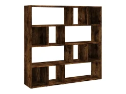 Librería/Separador de ambientes Roble Ahumado 105x24x102 cm