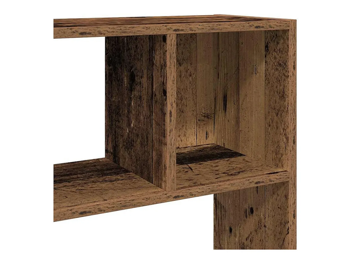 Librería/Separador de ambientes madera vieja 105x24x102 cm