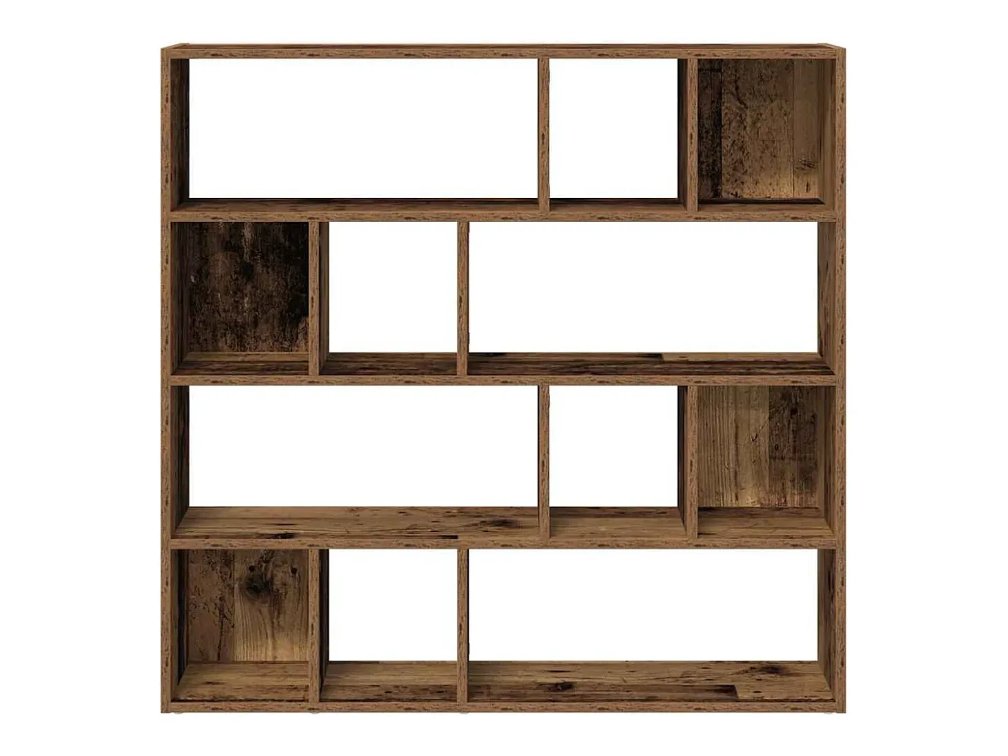 Librería/Separador de ambientes madera vieja 105x24x102 cm