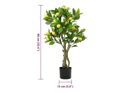 Limonero artificial 234 hojas 90 cm verde