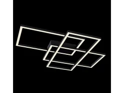 Line Plafón LED integrado cuadrado negro