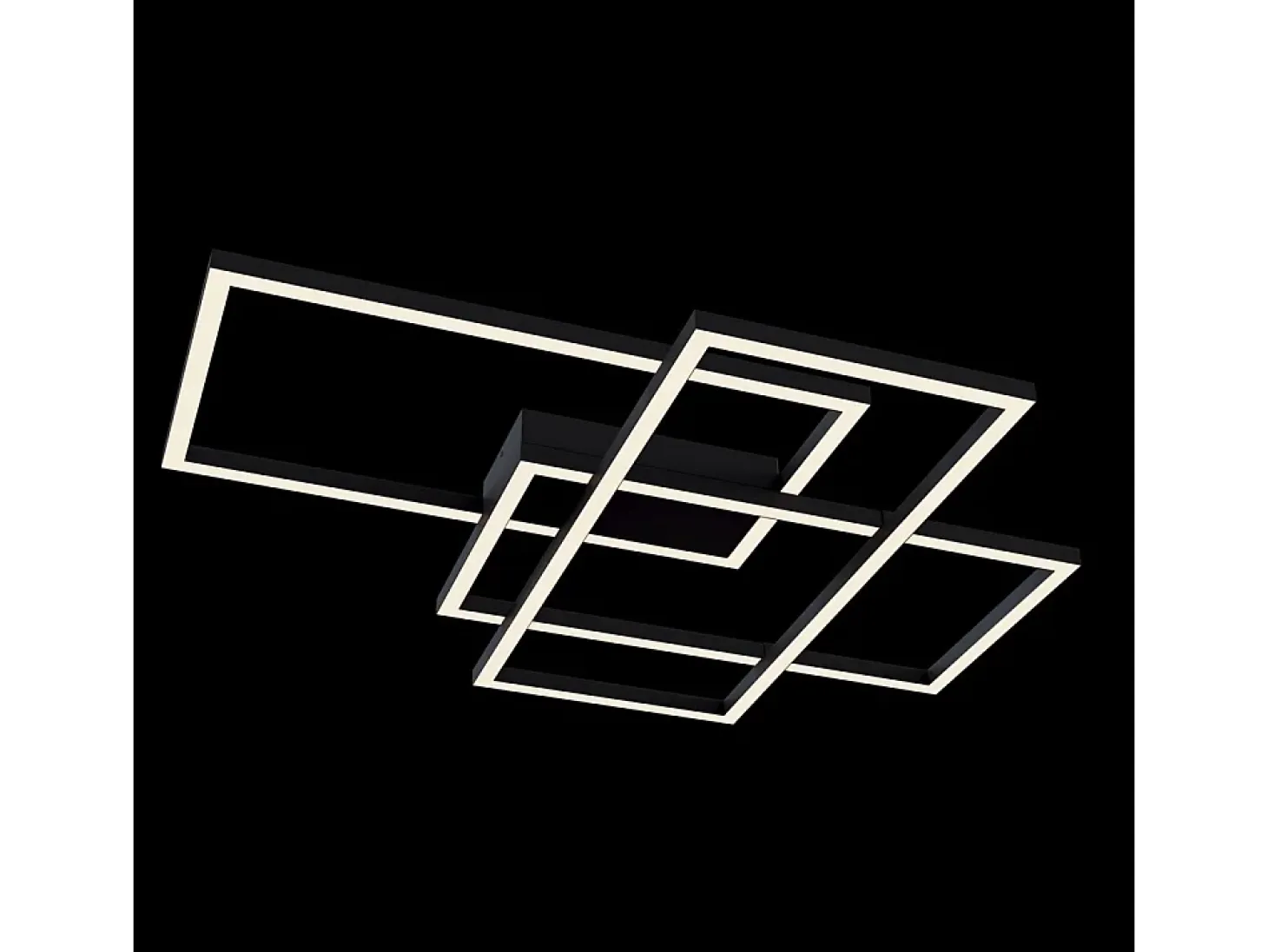 Line Plafón LED integrado cuadrado negro