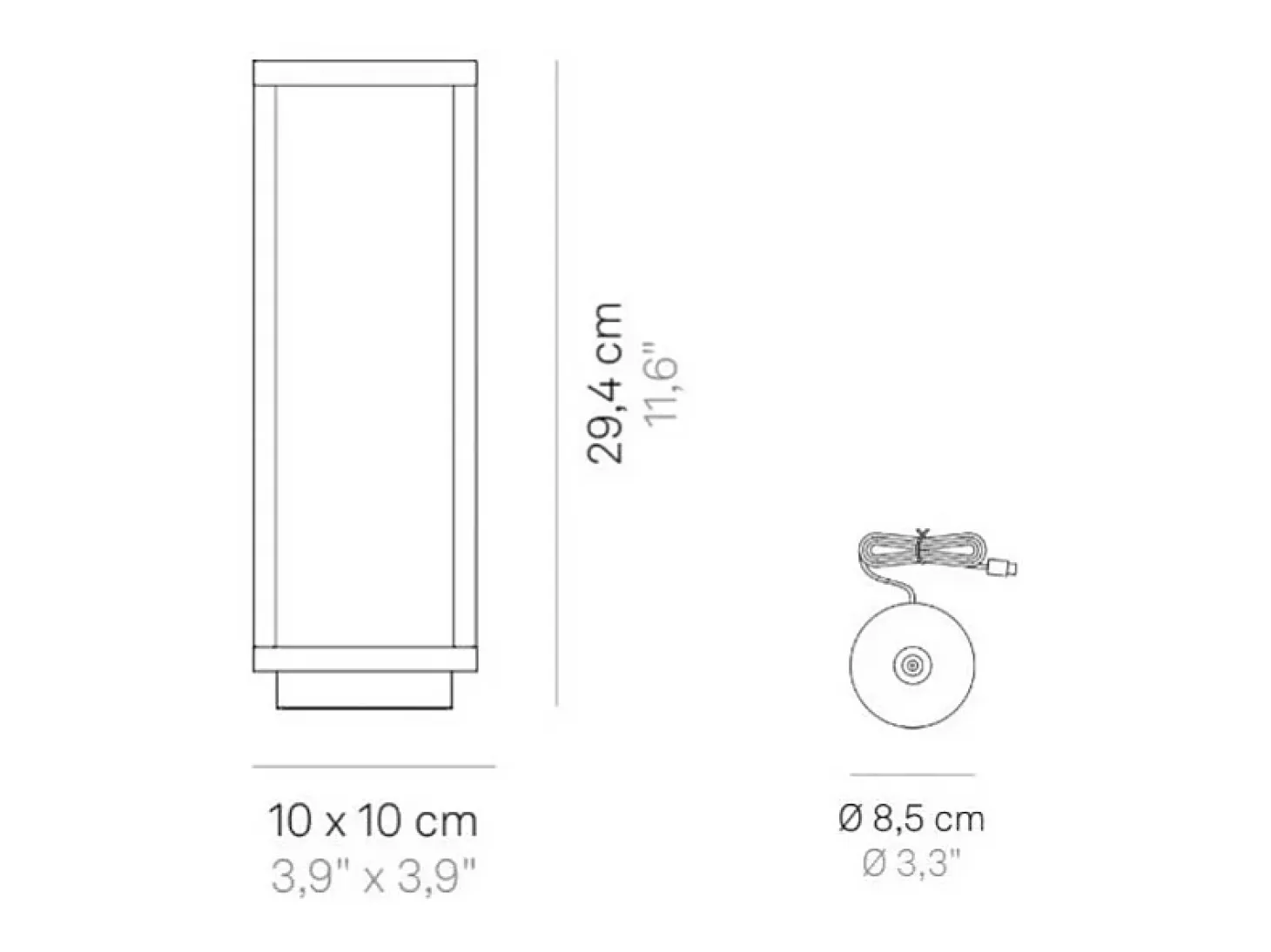 Linterna Corten para el hogar, 2,2 W, LED, batería, IP54, color azafrán