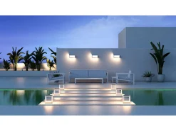 Linterna solar Visor LED de 3,5 W a pilas, IP54, color blanco