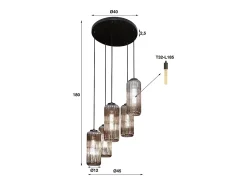Lámpara - Negro Cristal - CARTOLA