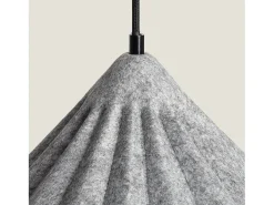 Lámpara Colgante Acústica Fieltro Baktya Gris