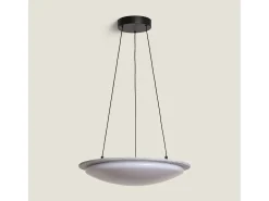 Lámpara Colgante acústica LED 24W Fieltro CCT Seleccionable Lezhan Gris