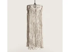 Lámpara Colgante Algodón Macramé Nanti Blanco Roto
