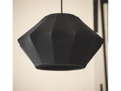 Lámpara Colgante Algodón Taupiri II Negro