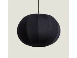 Lámpara Colgante Algodón Taupiri Negro