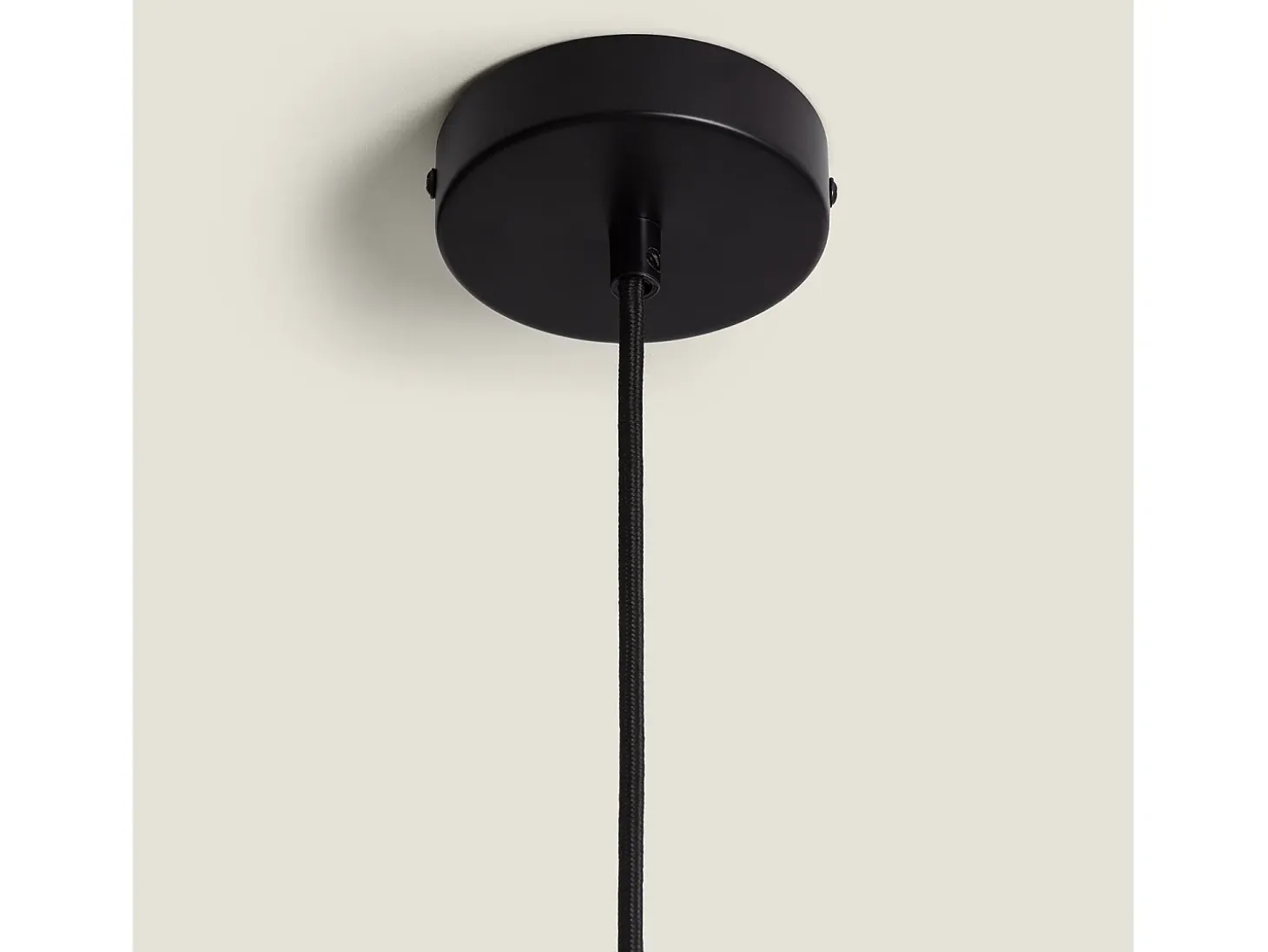 Lámpara Colgante Algodón Taupiri Negro