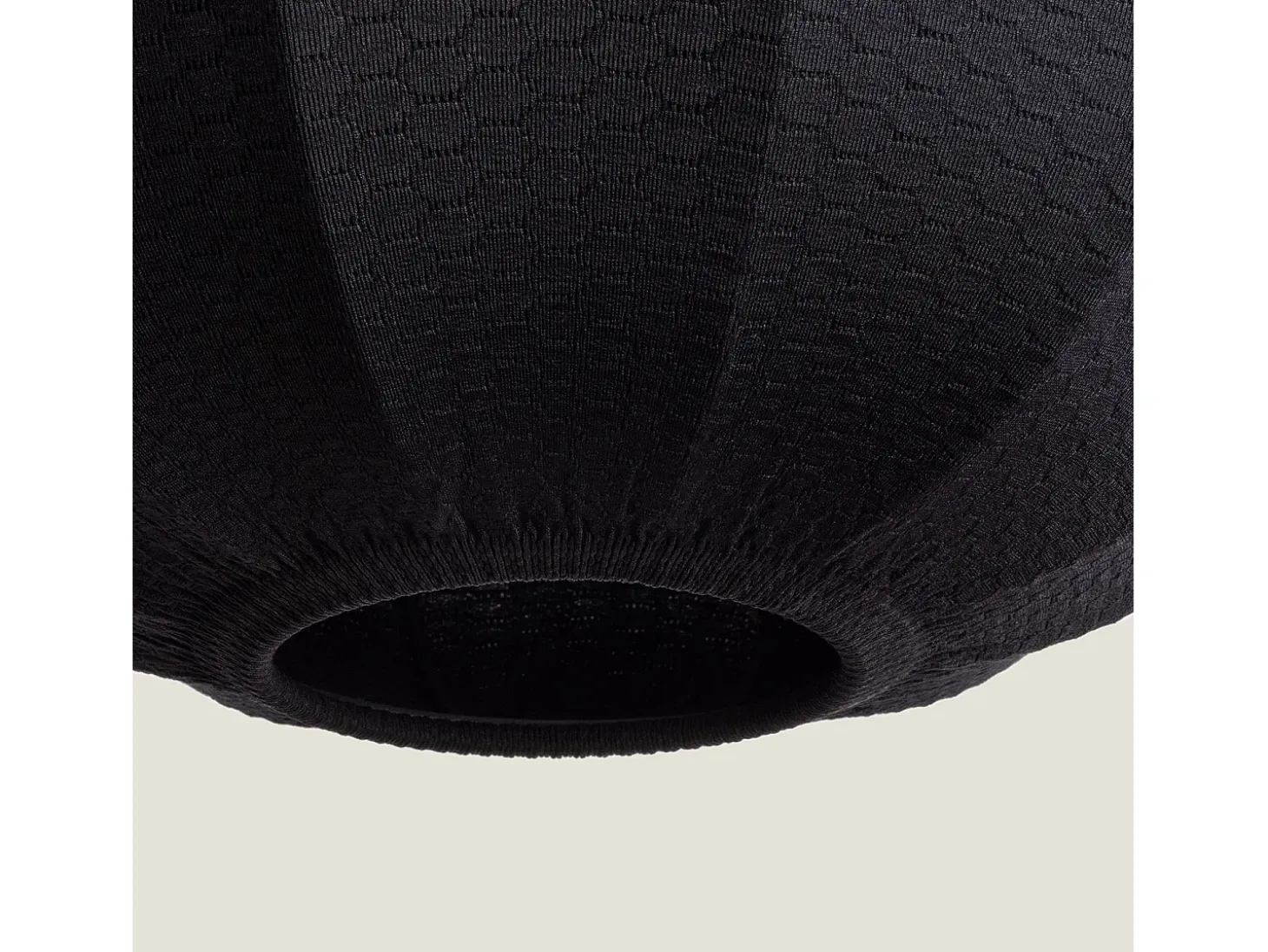Lámpara Colgante Algodón Taupiri Negro