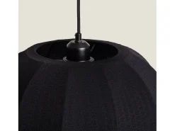 Lámpara Colgante Algodón Taupiri Negro