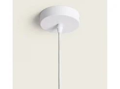 Lámpara Colgante Aluminio Aritz 1 Foco Blanco