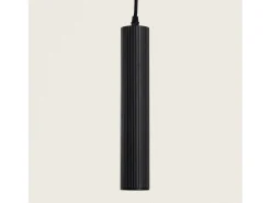 Lámpara Colgante Aluminio Aritz 4 Focos Negro