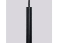 Lámpara colgante Arche moderno de acero - 2 fuentes luminosas - L.15 x A.118 cm - negro