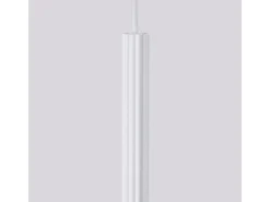 Lámpara colgante Arche moderno de acero - 2 fuentes luminosas - L.15 x A.118 cm - blanco