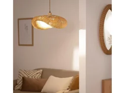 Lámpara Colgante Bambú Kathu Karatasi Natural