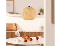 Lámpara Colgante Bambú Llata Natural