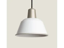 Lámpara Colgante Baño Metal Birzay Blanco