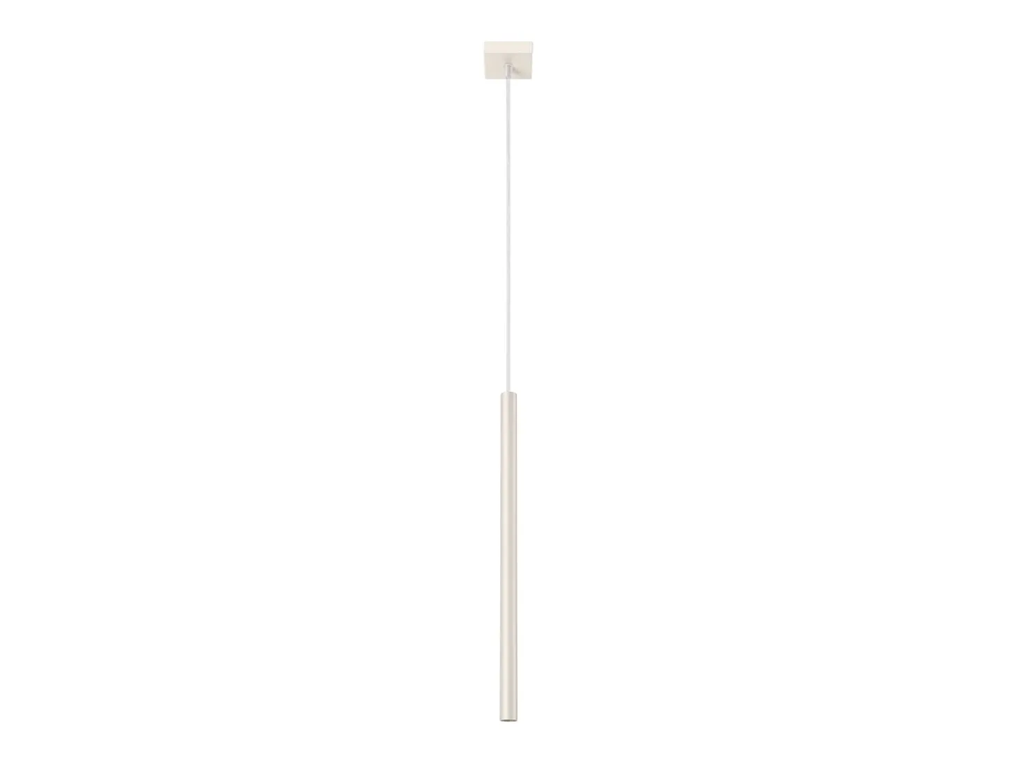 Lámpara colgante Brill moderno de acero - 1 fuentes luminosas 3000K - L.8 x A.114 cm - beige